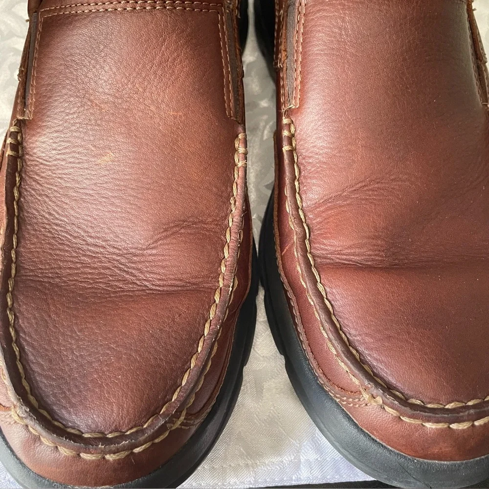 Rockport Men’s Leather Moccasins Size 9 Comfort Elegant Casual Trend